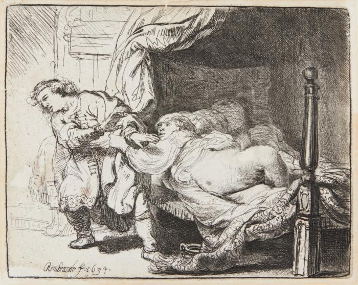 Joseph und Potiphars Weib.