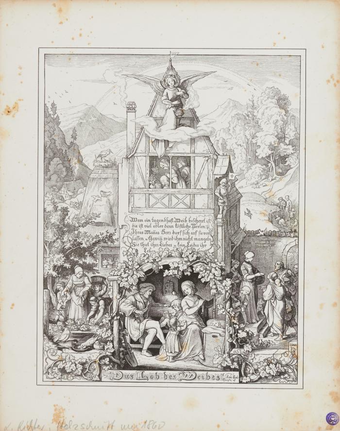 Landschaften, Genreszenen, Märchen- und Gedichtillustrationen.