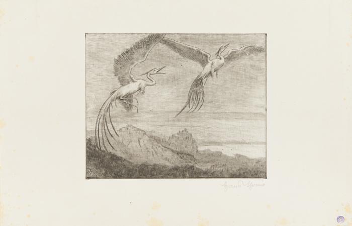 Meereskampf  1915 / Wundervögel V. 1920 / Tritonenpaar III. 1920 / St. Georg 1920.