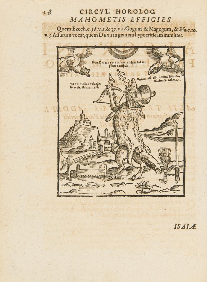 Circulus horologi lunaris et solaris, hoc est, brevissima synopsis, historica, typica et mystica; variis figuris & emblematis illustrata.
Angebunden u. vorgebunden 3 weitere Titel.
