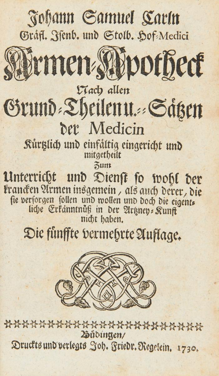 Zeugnüße von Medicina morali, in einigen aus Physicalischen und Moralischen vermengten Betrachtungen geflossenen Vorstellungen. 10 Tle. in 1 Bd.