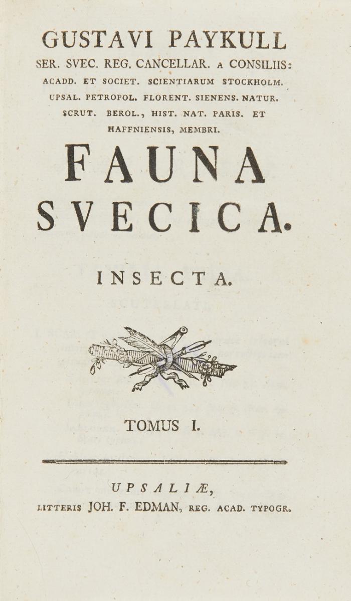 Fauna Suecica. Insecta. Bde. I-III  in 2 Bdn.