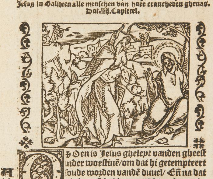 [Den Bybel met groter neersticheyt ghecorrigeert, ende op dye canten ghesedt den ouderdom der werelt... ende wt dye cronike van alder werelt die principael historien ... / nu ooc laetswerf met groter neersticheyt ghecorrigeert wt die alder oudtste ende gheapproveertste copien ... ]