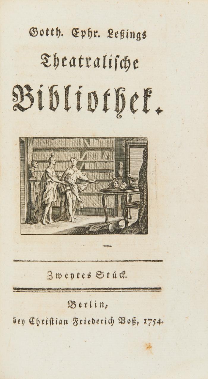 Theatralische Bibliothek. 1.- 4. Stück in 2 Bdn.