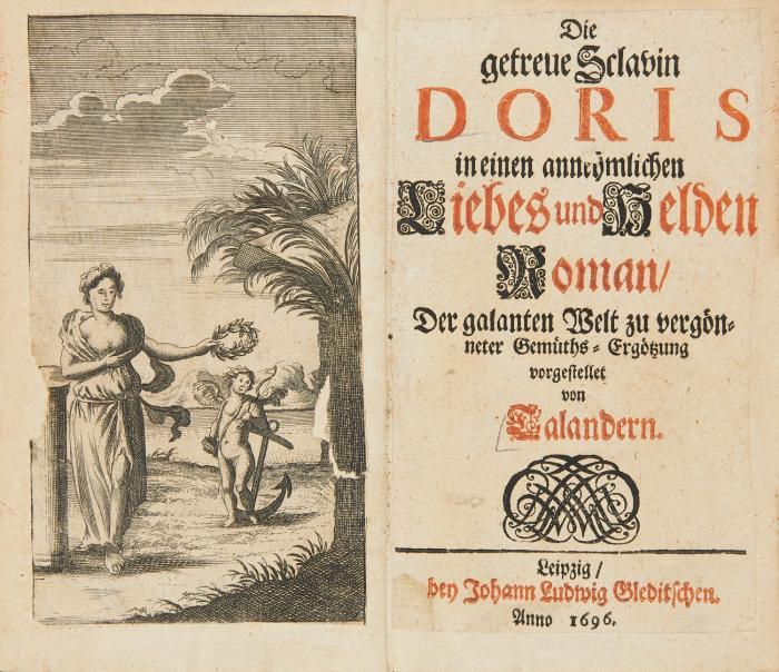 Die getreue Sklavin Doris in einen annehmlichen Liebes und Helden Roman.