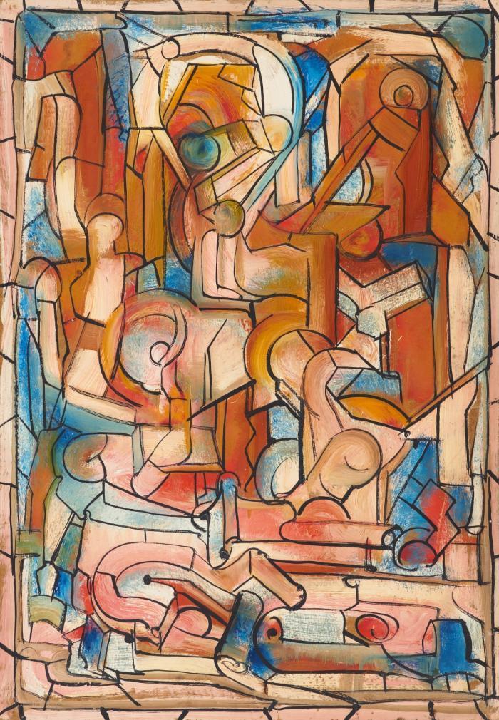 OHNE TITEL (KIRCHENFENSTERENTWURF)