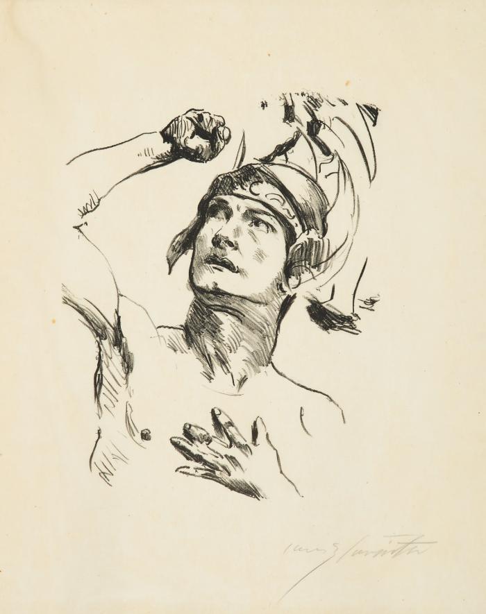 KRIEGERKOPF 1914 / ODYSSEUS UND DIE FREIER (AUS: ANTIKE LEGENDEN) 1919