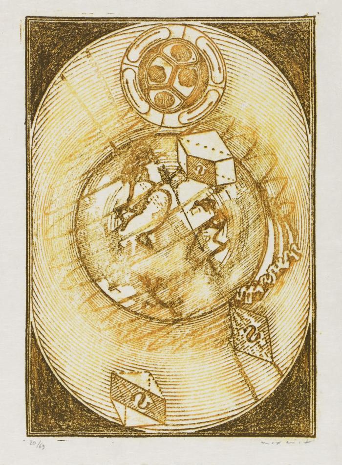 OHNE TITEL (FRONTISPIZ AUS: LEWIS CARROLLS WUNDERHORN)