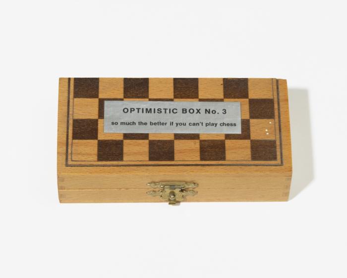 OPTIMISTIC BOX NO. 3 (SO MUCH BETTER IF YOU CAN'T PLAY CHESS)