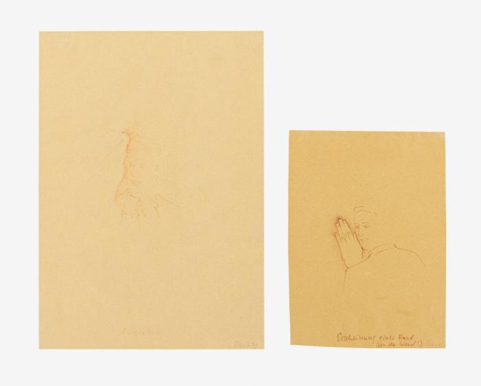 AURORA MEHL 1974 / ERSCHEINUNG EINER HAND (AN DER WAND?)