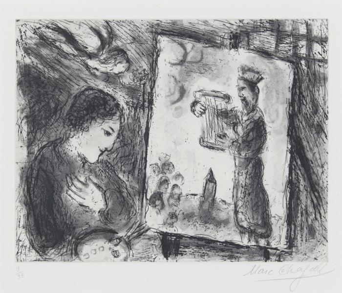 LE PEINTRE ET SON TABLEAU