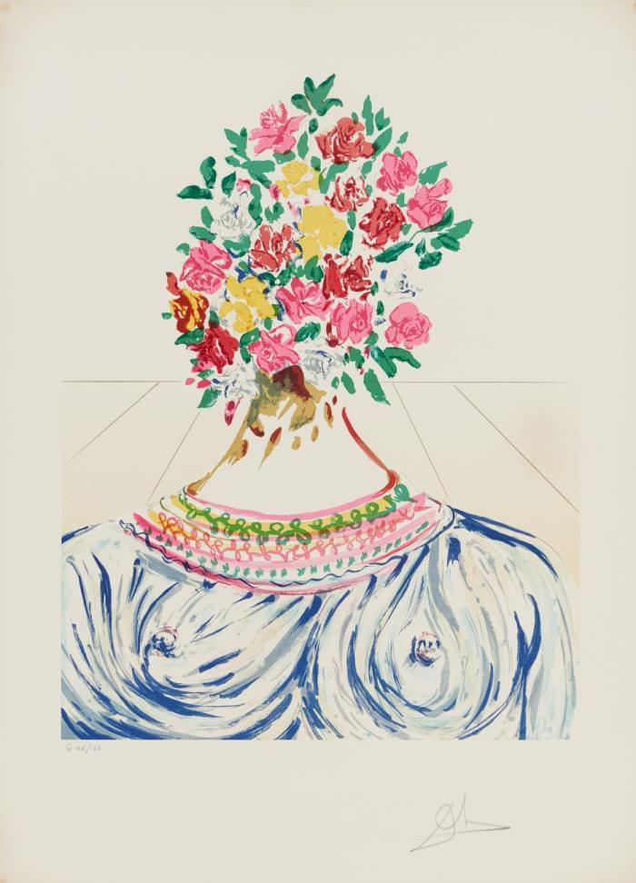THE FLOWERING OF INSPIRATION (GALA EN FLEURS. AUS: DALI-RETROSPEKTIVE)