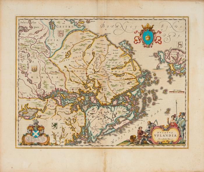 Schweden. Uppland. Ducatus Uplandia, mit Stockholm als zentralem Ort und den Schären bis Åland.