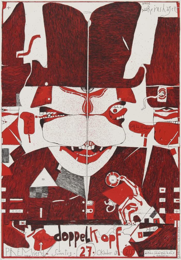 WÜRTTEMBERGISCHER KUNSTVEREIN / KUNSTVEREIN RHEINLANDE UND WESTFALEN / MÜNCHEN VILLA STUCK / OVERBECK–GESELLSCHAFT (2) / DIE RÄUBER / GEHORSAM / DOPPELKOPF