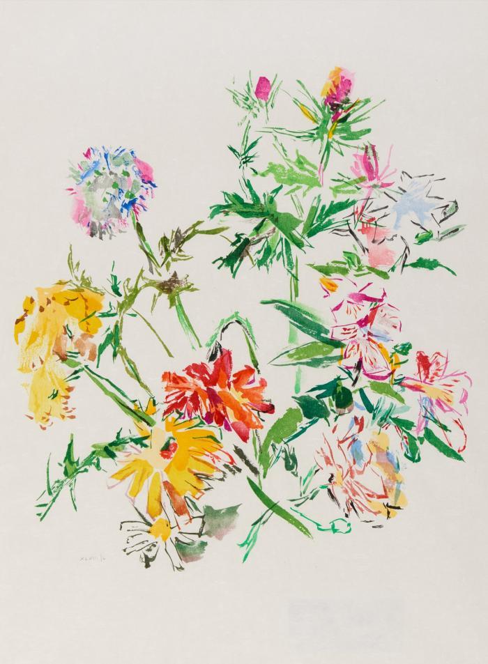 SOMMERBLUMENSTRAUSS MIT MANNSTREU