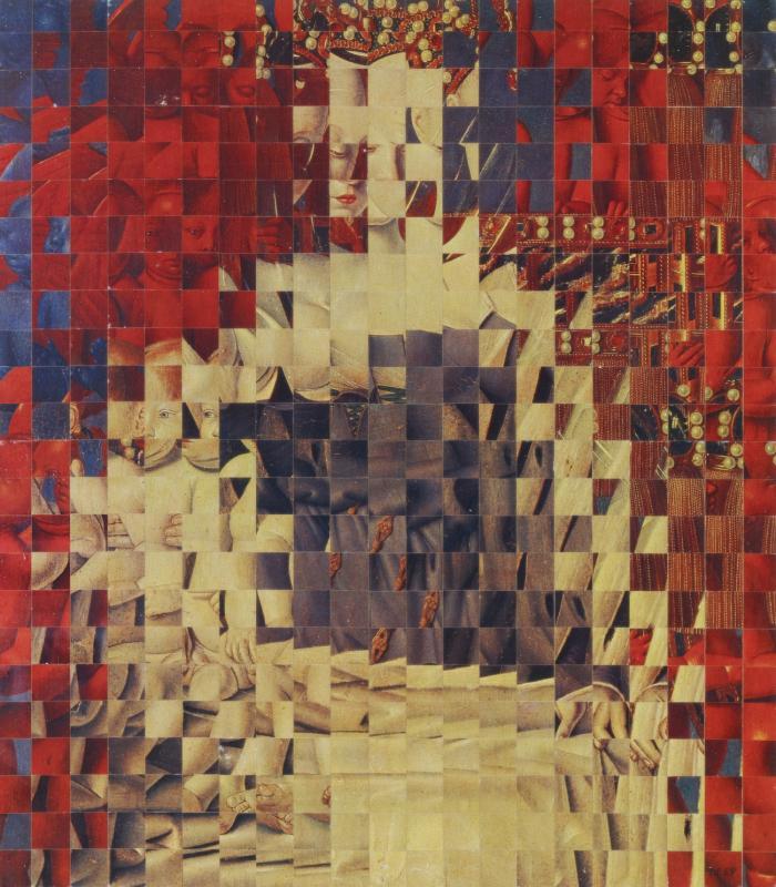 OHNE TITEL (JEAN FOUQUET - MADONNA MIT KIND)