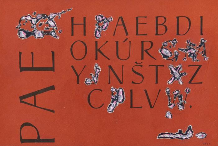 OHNE TITEL (BUCHSTABEN)