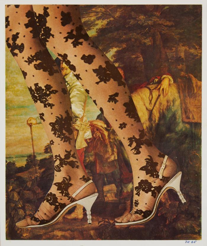 OHNE TITEL (BEINE MIT DAMENSCHUHEN VOR ANTHONY VAN DYCK CHARLES I)