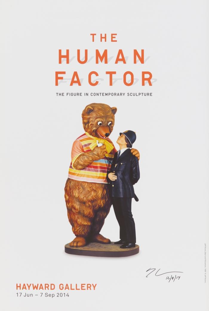 THE HUMAN FACTOR - THE FIGURE IN CONTEMPORARY SCULPTURE (BEAR AND POLICEMAN 1988)