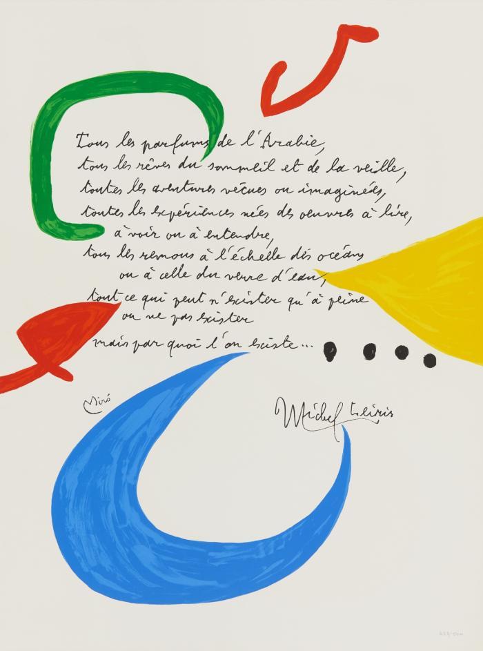 MIRÓ - LEIRIS 1973 / MIRÓ - CHAR 1976