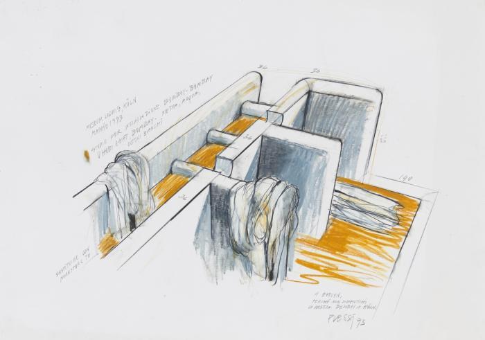 MUSEUM LUDWIG, KÖLN MAGGIO 1993 STUDIO PER INSTALLAZIONE BOMBAY-BOMBAY ...