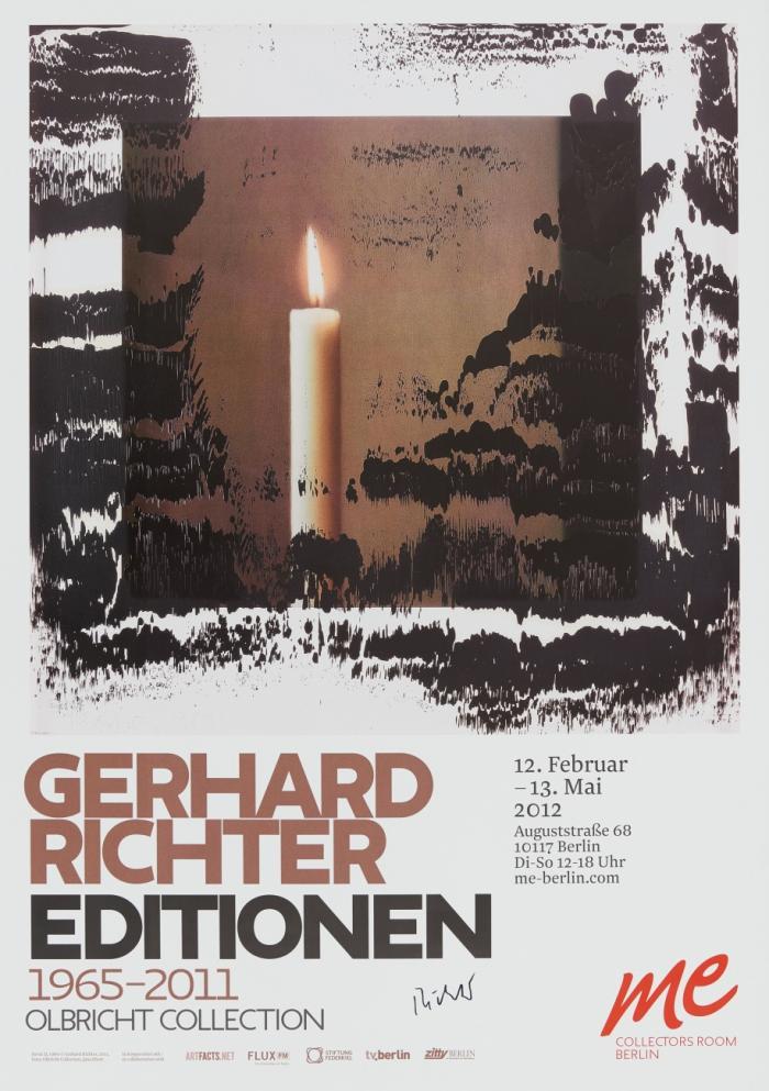 GERHARD RICHTER EDITIONEN 1965 - 2011 OLBRICHT COLLECTION (KERZE II 1989)