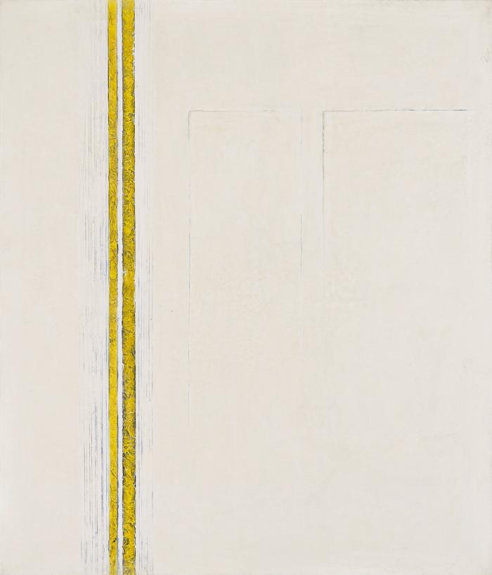 Peter Royen. Ohne Titel. 1979. Acryl, Wachs auf Leinwand. Signiert.