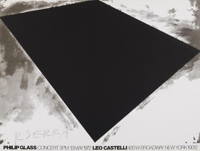 PHILIP GLASS CONCERT 3PM 13MAY 1972 LEO CASTELLI...