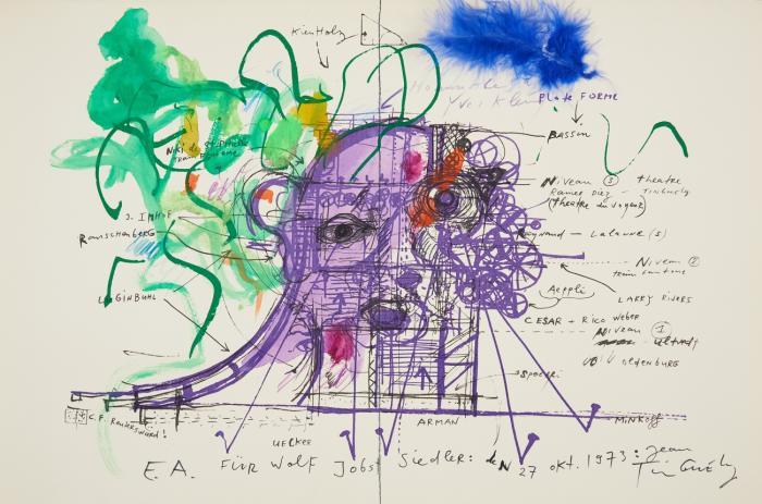 LE MONSTRE DANS LA FORÊT (HOMMAGE À YVES KLEIN)