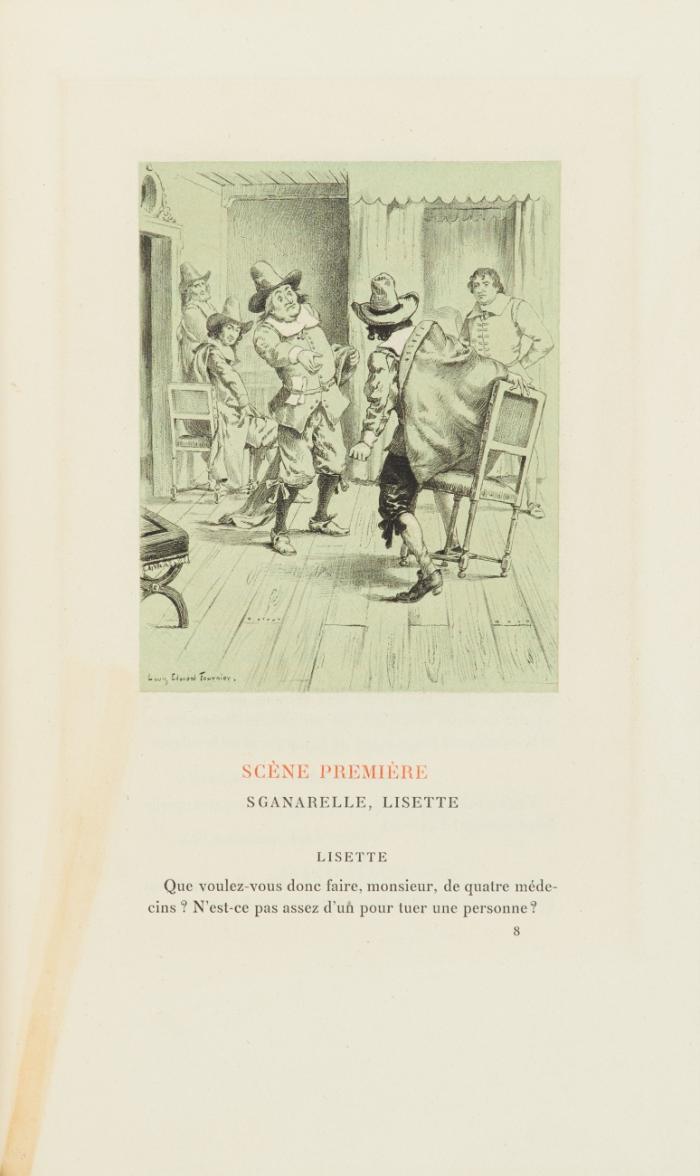 L'amour médicin. Comédie Ballet en trois actes.