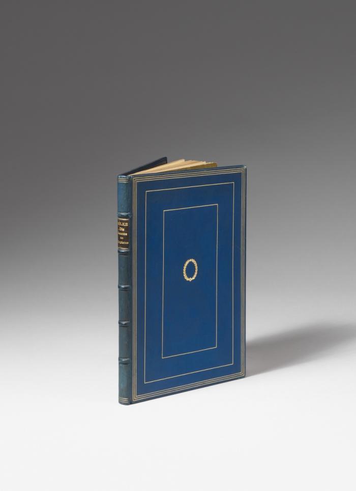 Die Sonette an Orpheus. Geschrieben als ein Grab-Mal für Wera Ouckama Knoop.