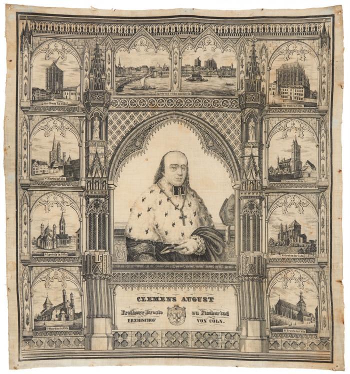 Porträt. - Clemens August Freiherr von Droste zu Vischering. Erzbischof von Köln.