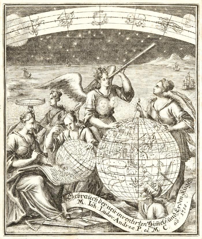 Mathematische und historische Beschreibung des gantzen Welt-Gebäudes, zum nutzlichen Gebrauch zweyer auf eine neue Art verfertigten Him(m)els- und Erd-Kugeln. 3 in 1 Bd.