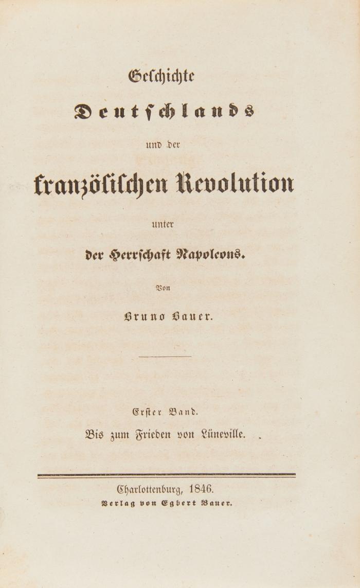 Geschichte Deutschlands und der französischen Revolution unter der Herrschaft Napoleons. 2 Bde.