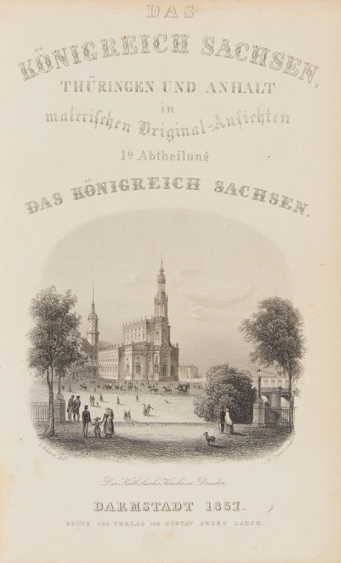 Das Königreich Sachsen, Thüringen und Anhalt. 3 in 2 Bden.