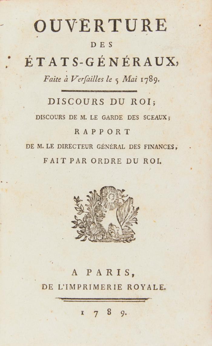 États-Généraux.