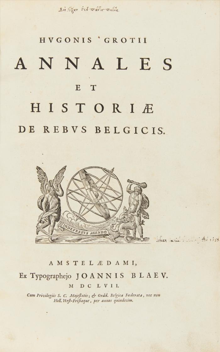 Annales et historiae de rebus Belgicis.