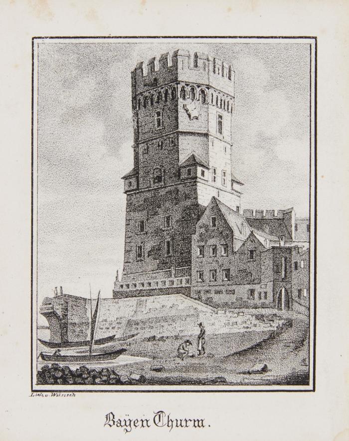 Sammlung von Ansichten öffentlicher Plätze, merkwürdiger Gebäude und Denkmäler in Köln. Als Zugabe: Aphorismen aus Köln's Geschichte von Th. J. J. Lenzen.
