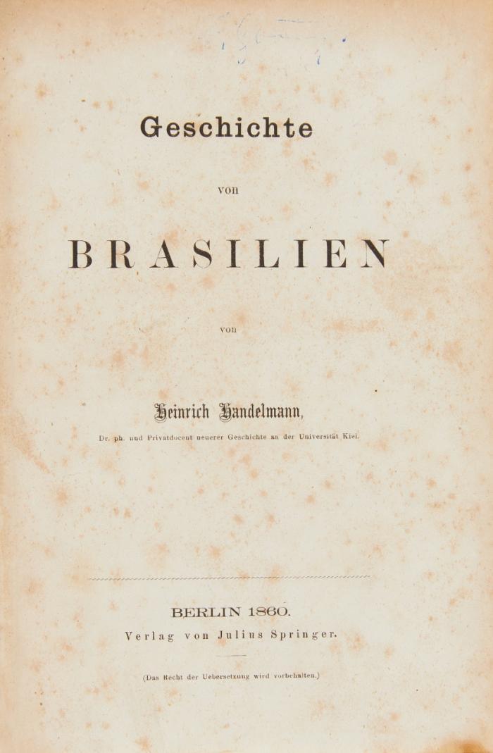 Geschichte von Brasilien.