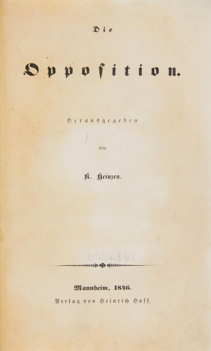 Die Opposition.