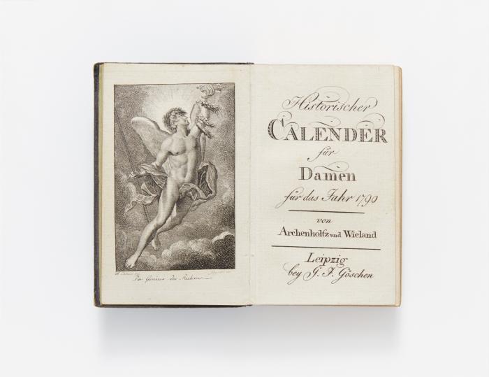 Historischer Calender für Damen für das Jahr 1790 von Archenholz und Wieland.