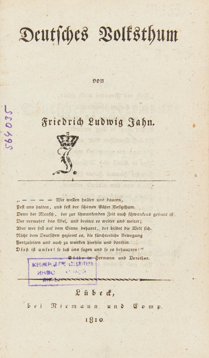 Deutsches Volksthum.