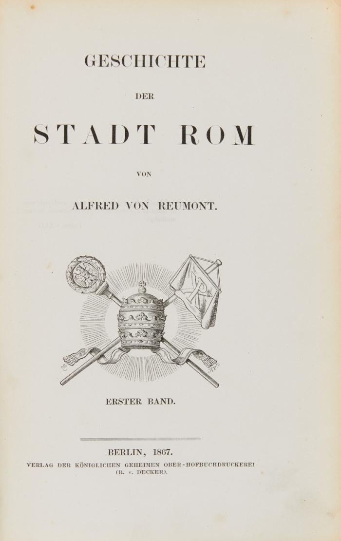 Geschichte der Stadt Rom. 3 in 4 Bdn.