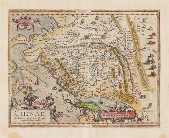 China. Chinae, olim Sinarum regionis, nova descriptio, mit Teilen Japans und Mindanao.