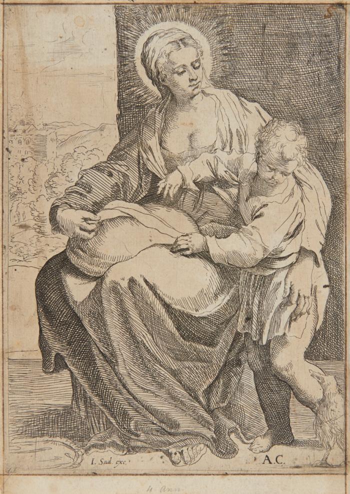 Die Madonna mit dem Kissen.