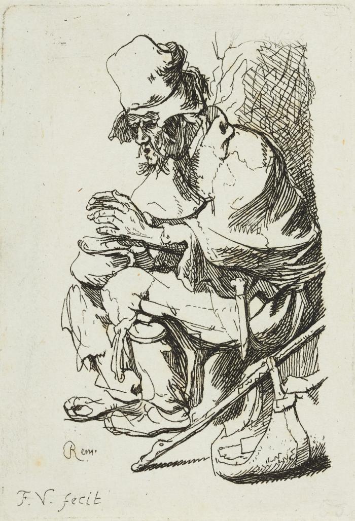 Der Bettler mit der Glutpfanne.