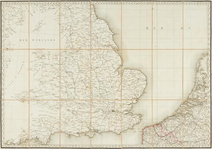 Frankreich. - Carte Routière de la France.