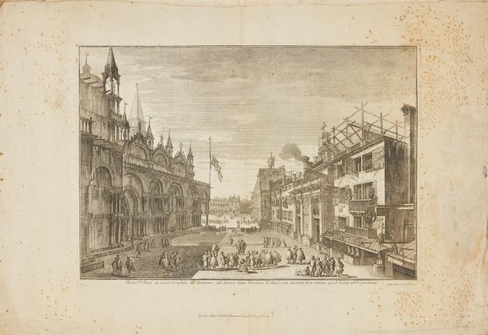 Platea D: Bassi et suum templum ad dexteram...(Piazza di San Basso).