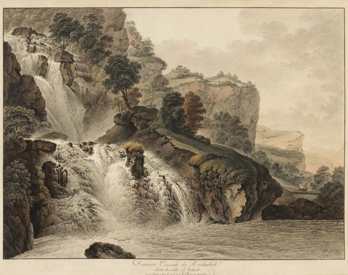 Dernière Cascade du Reichenbach dans la vallée d'Oberhasli