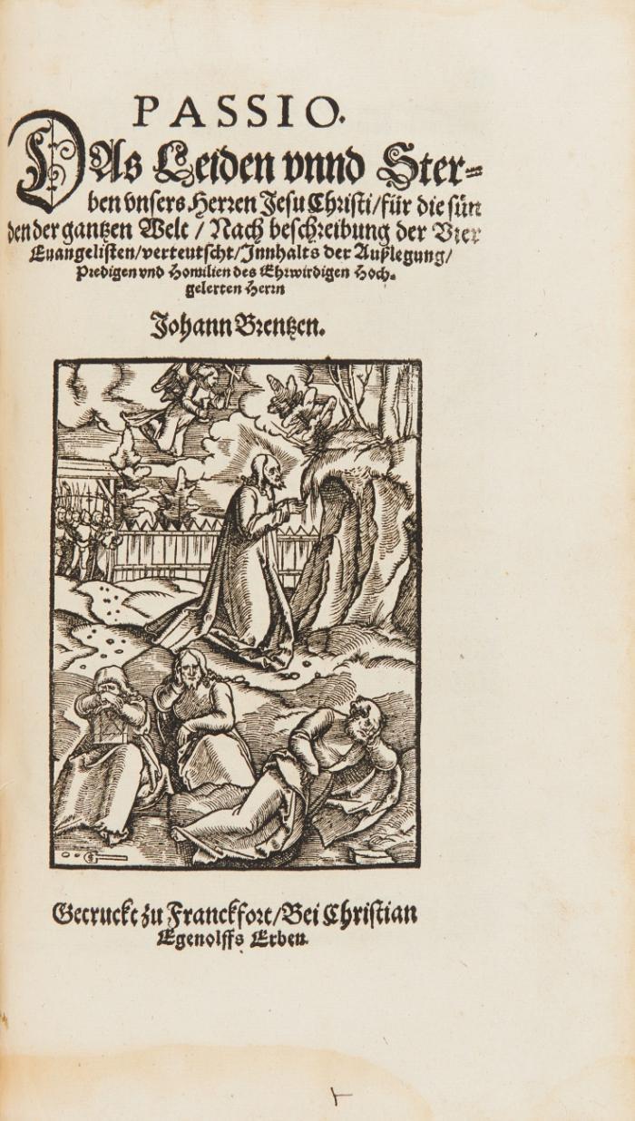 Postill. Außlegung der Evangelien, so auff die Sonntag, und fürnemste Feste, durchs gantze Jar gepredigt werden ... Erklärung der Histori vom Leiden und Sterben unseres Herrn Jesu Christi , nach Beschreibung der Vier Evangelisten. Jetzt von newem widerumb ersehen corrigiert, und uber vorige Edition gebessert. 4 Tle.  in 1 Band.